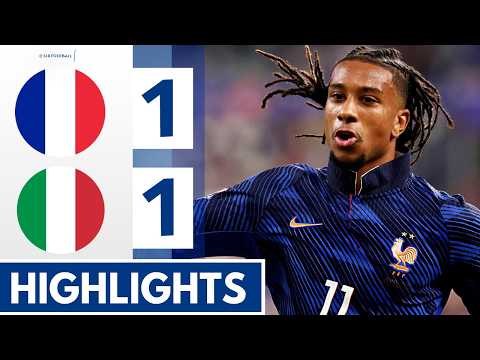 France vs Italy 1-1 HIGHLIGHTS • Michael Olise & Bastoni Goal • Nations League 2026