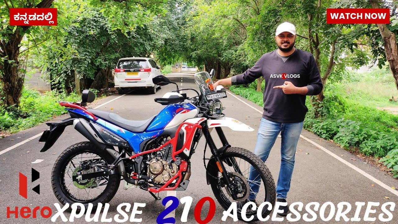 Hero XPULSE 210 Review in Kannada | Xpulse Accessories Moto Care #xpulse210 #review #accessories