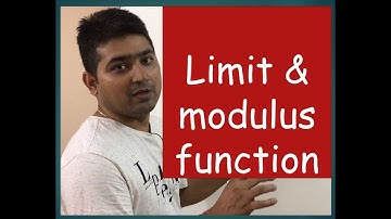 Limits with Modulus function in Hindi - 26
