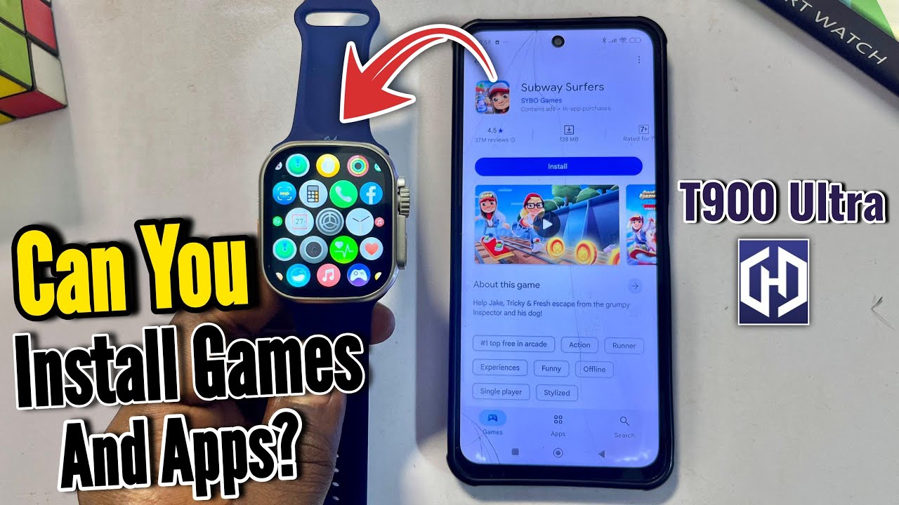 Can you Download Apps & Games on T900 Ultra Smartwatch?
