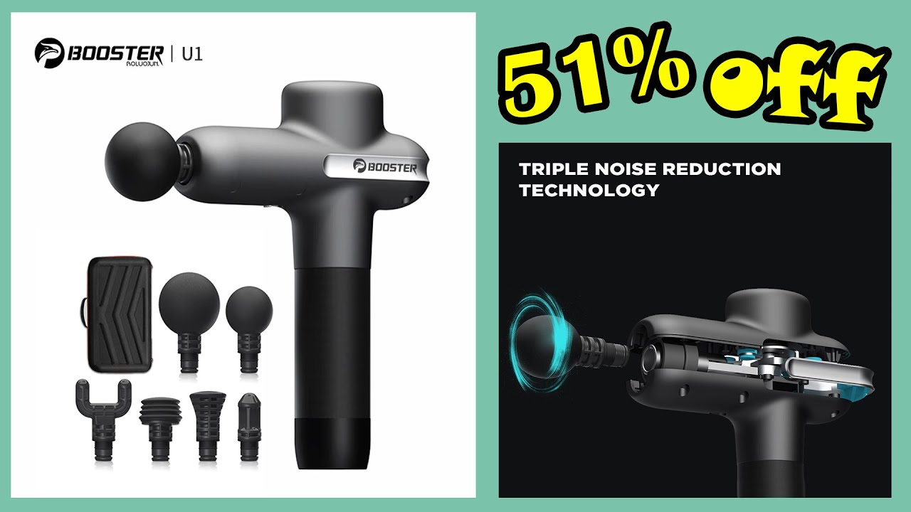 Back and Neck Massager Deep Tissue Percussion Muscle Massage Machine for Fitness Exercise New