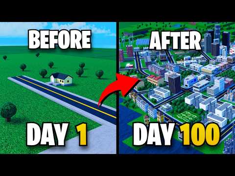 I Survived 100 Days In My City.. | Roblox thumbnail