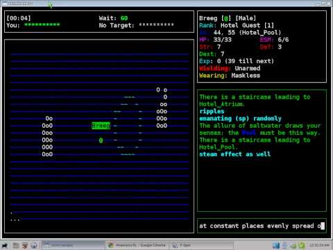 Animating ASCII Water Ripples (From MnemonicRL)