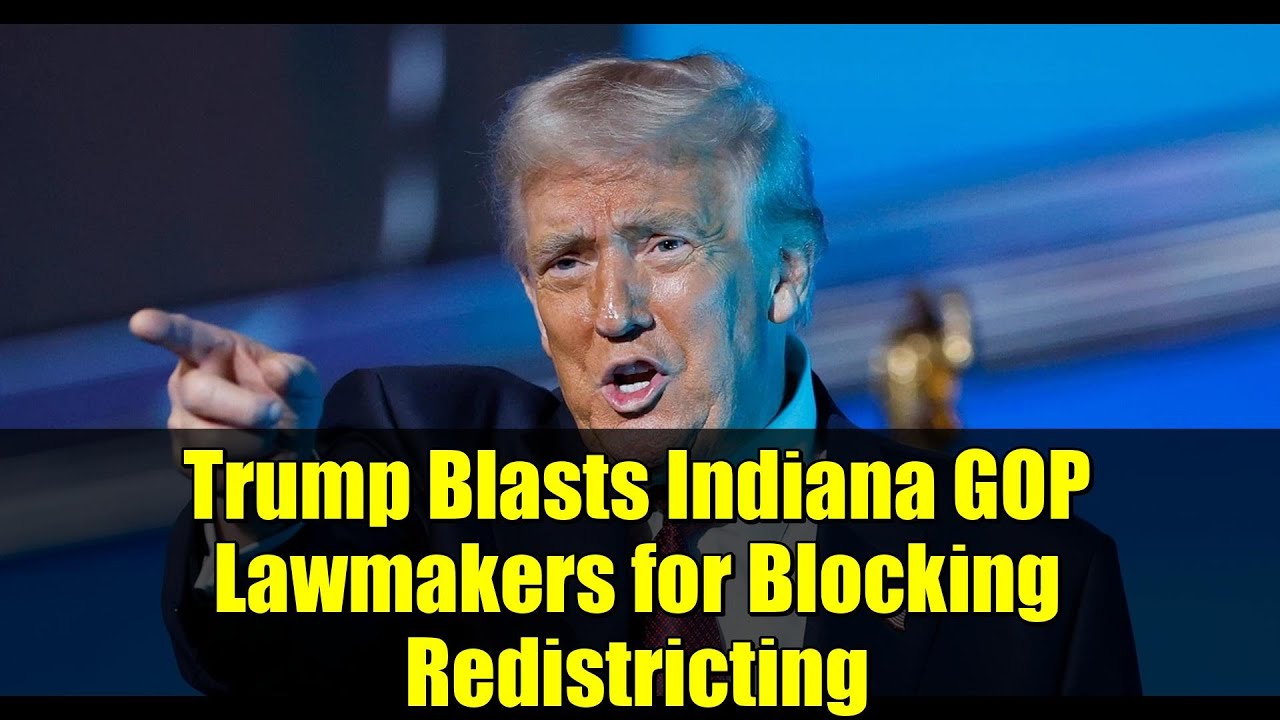 Трамп критикует законодателей-республиканцев Индианы за блокирование изменения границ избирательн...