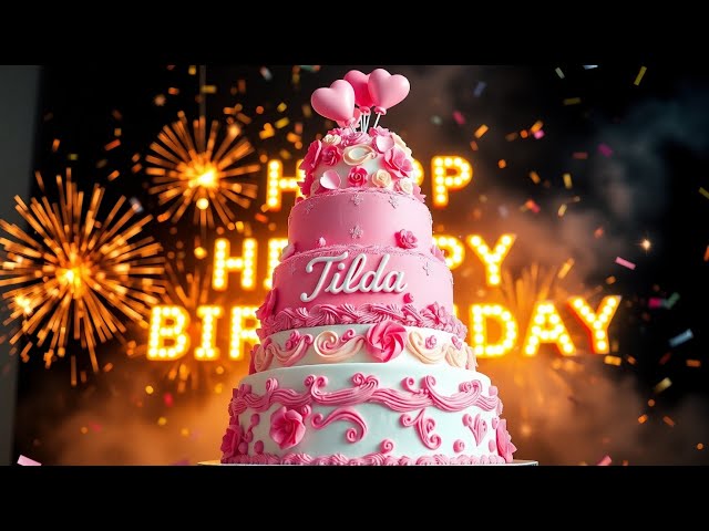 Zum Geburtstag viel Glück – Geburtstagslied für Tilda  🎉🎂