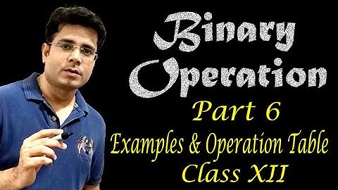 Binary Operation Part 6:Examples (Addition Modulo)