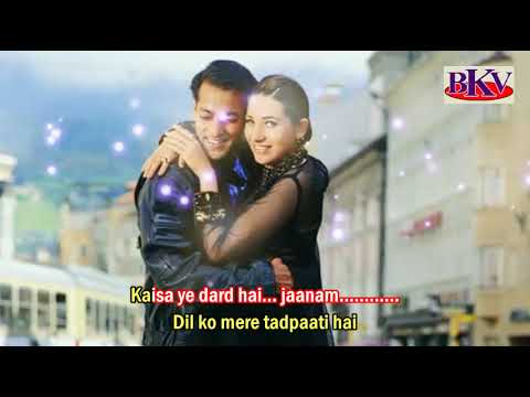 Thodi Si Beqaraari - KARAOKE - Chal Mere Bhai 2000 - Salman Khan \u0026 Karisma Kapoor