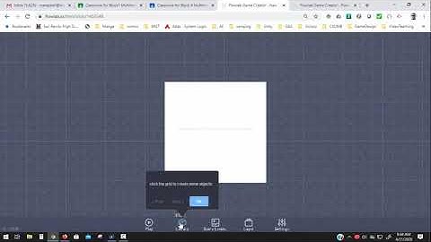 Single Screen Platform Game 01: Initial Setup