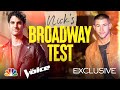 Nick Jonas Quizzes Darren Criss on Broadway Characters - The Voice Battles 2021