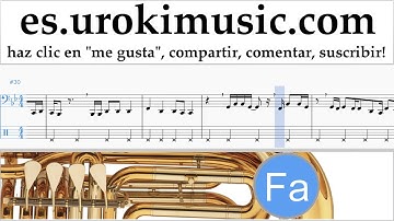 Como Tocar Tuba Major Lazer & DJ Snake - Lean On Tablatura Parte#2 um-i927