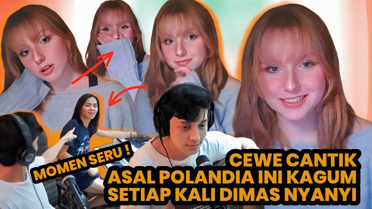 Momen kocak❗Si Cantik asal Polandia puji orang indonesia Ramah - Kagum sama suara Dimas Senopati