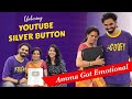 She got very emotional  unboxing youtube   button by amma   surprising mom