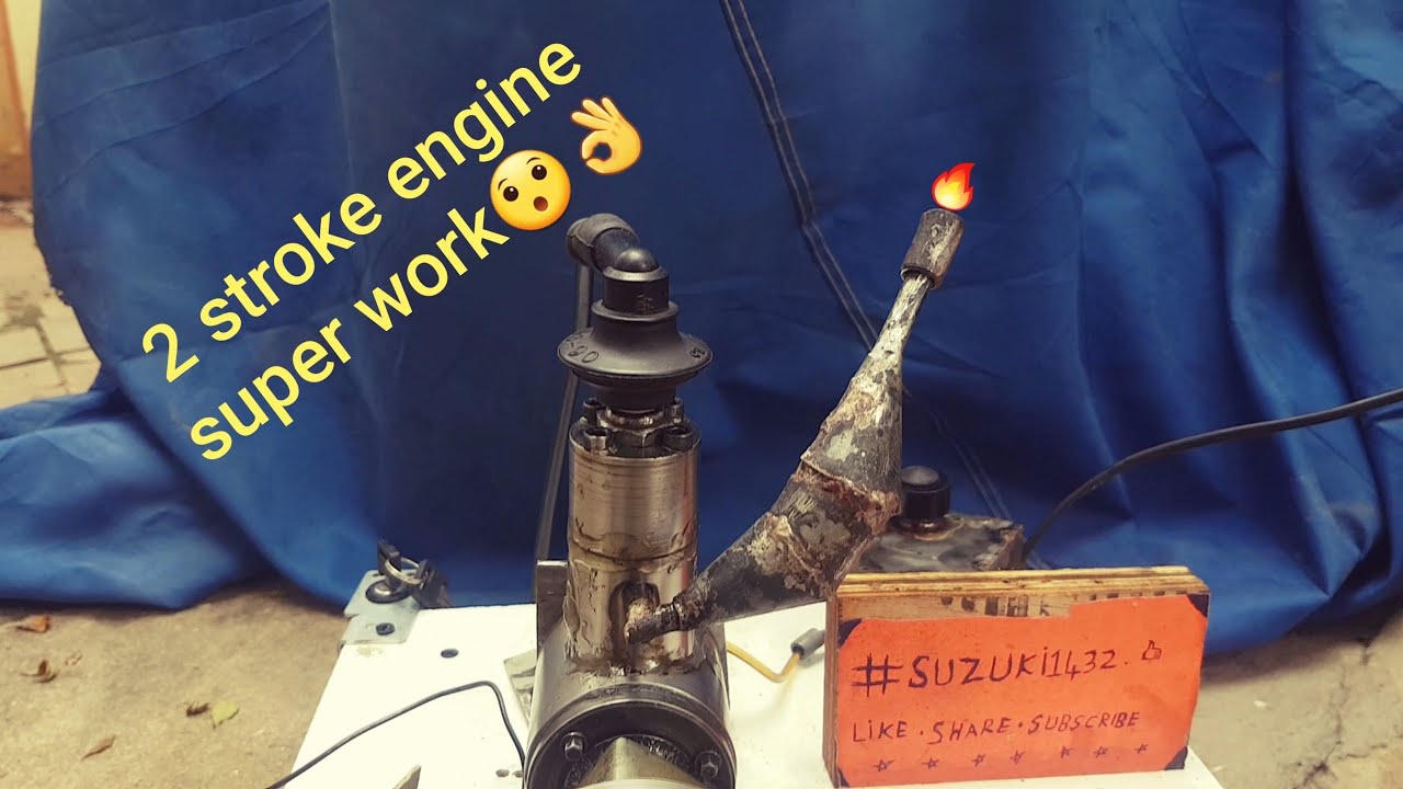 2 stroke engine 24mm Piston super work🤔😮