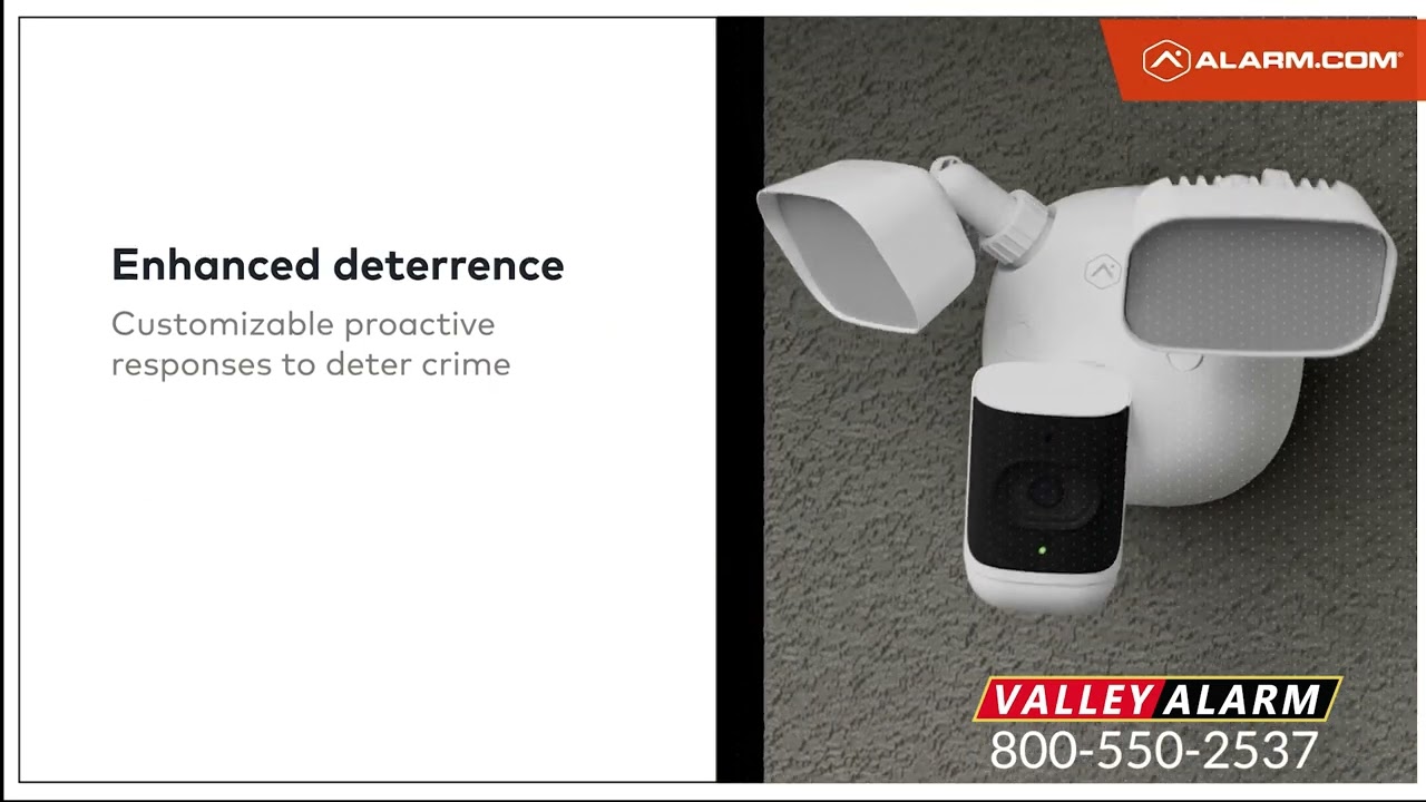 Valley Alarm Alarm.com Floodlight Camera Review