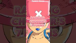 Ranking Choppers Forms Pre Time-skip #onepiece #anime #shorts