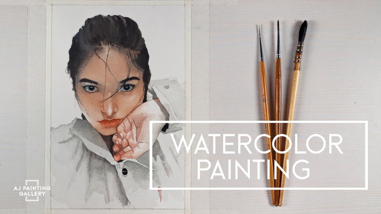 Watercolor Portrait Painting| actress kayadu lohar  