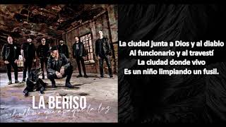 Video thumbnail of "La Beriso - Corazón de Neón (Letra)"
