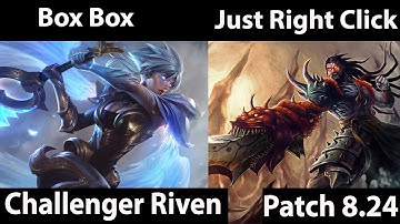 [  Box Box ] Riven vs Tryndamere [ Just Right Click ] Top -  new year new CHALLENGER PLAYSTYLE