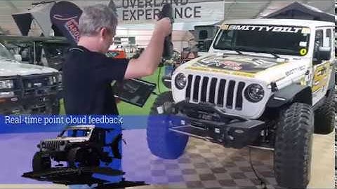 3D Scanning a Jeep at SEMA 2019 with the F6 Smart by Mantis Vision