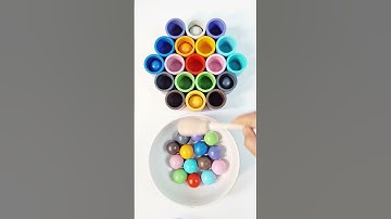 ASMR Color Sorting #asmr #colors #satisfying