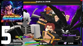 Roblox Anime Defenders Gameplay Walkthrough Part 5 (pc,Android,Ios)