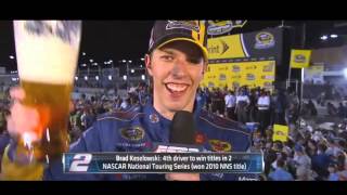 Brad Keselowski Drunk During Interview ( The Version They Didn't Let You See)