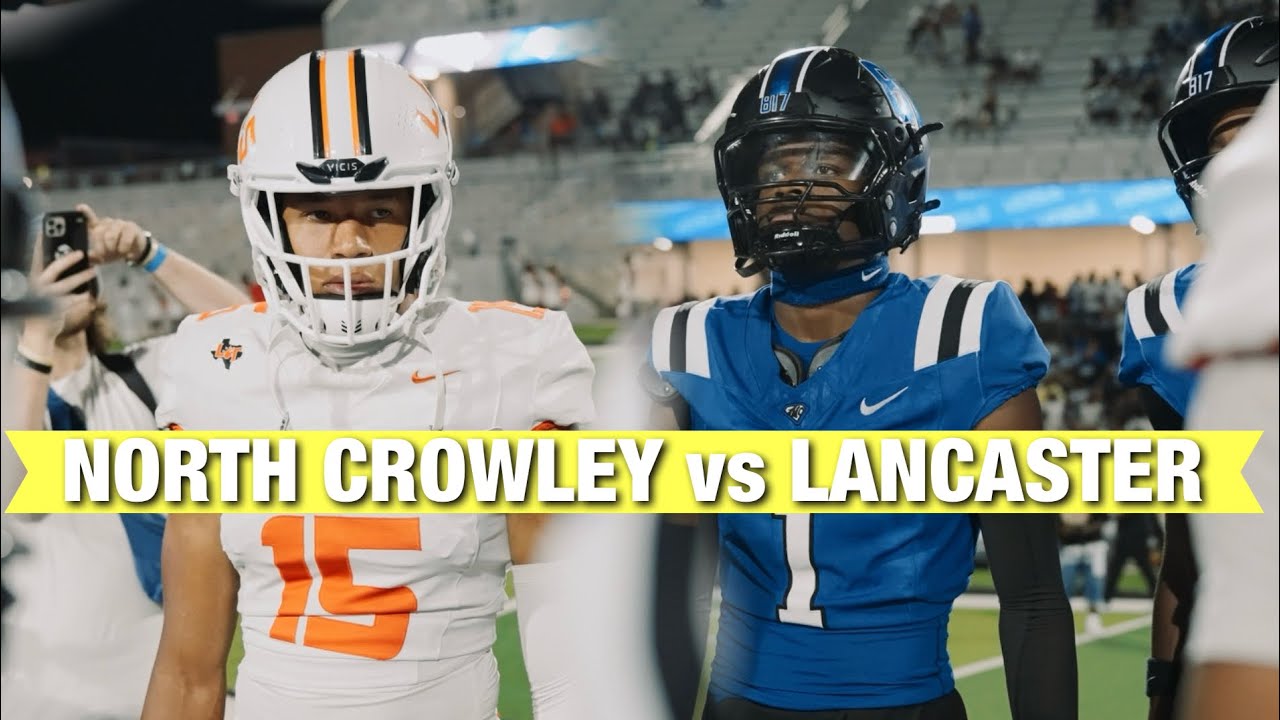 TXHSFB: #1 NORTH CROWLEY vs LANCASTER|| MUST SEE 👀|| #viralvideos 