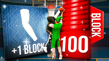 I Broke NBA 2K23 With A 100 BLOCK RATING..