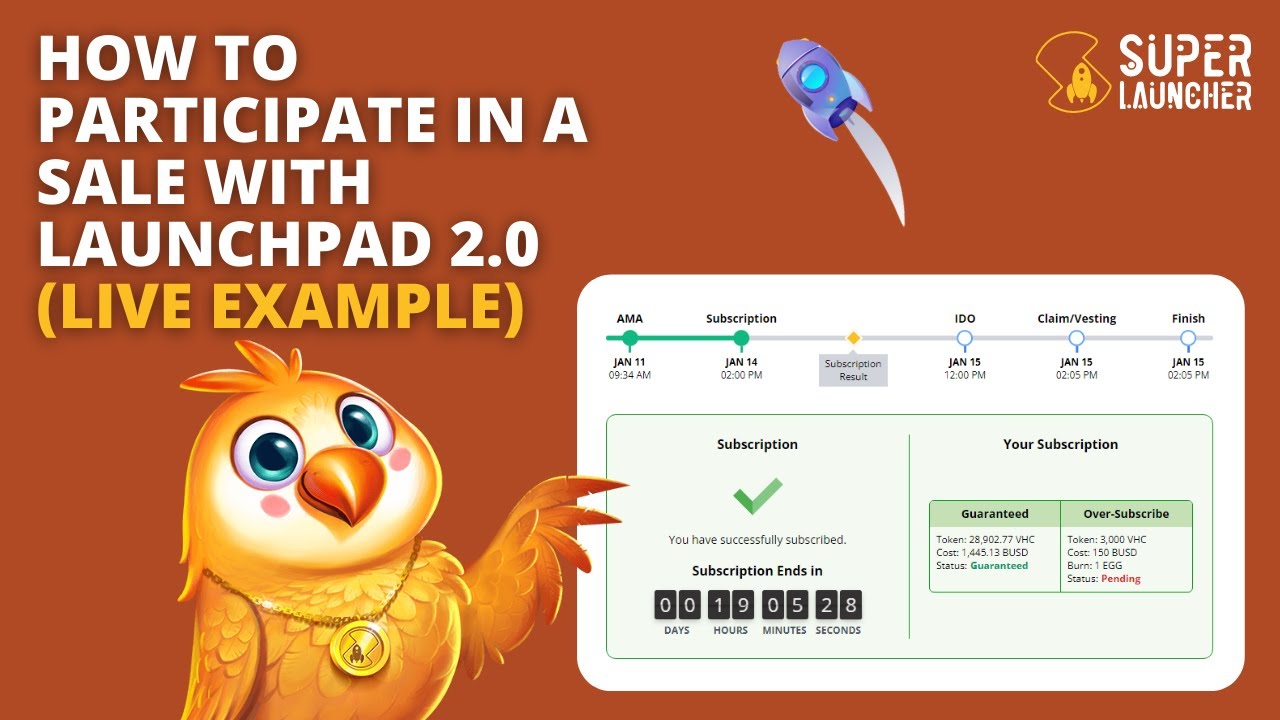 How To Participate in a Sale With Launchpad 2 0 (Live Example) - YouTube
