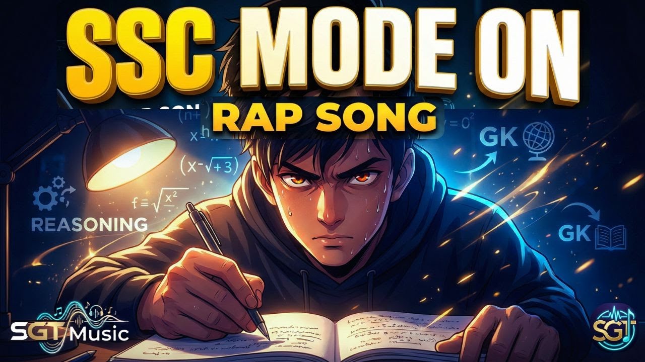 SSC MODE ON 🔥 | Motivation Rap Song for Competitive Exams | SSC Guru Talks Music