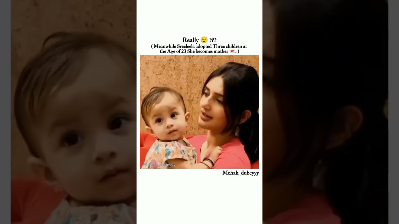 Now Sreeleela is mother 💌❣️ | 