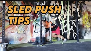 How to Sled Push - Tips for CrossFit Hyrox Workouts
