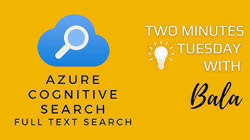 Azure Cognitive Search Full Text Search