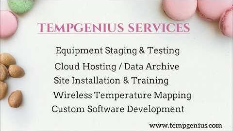 Remote Temperature Monitoring by TempGenius