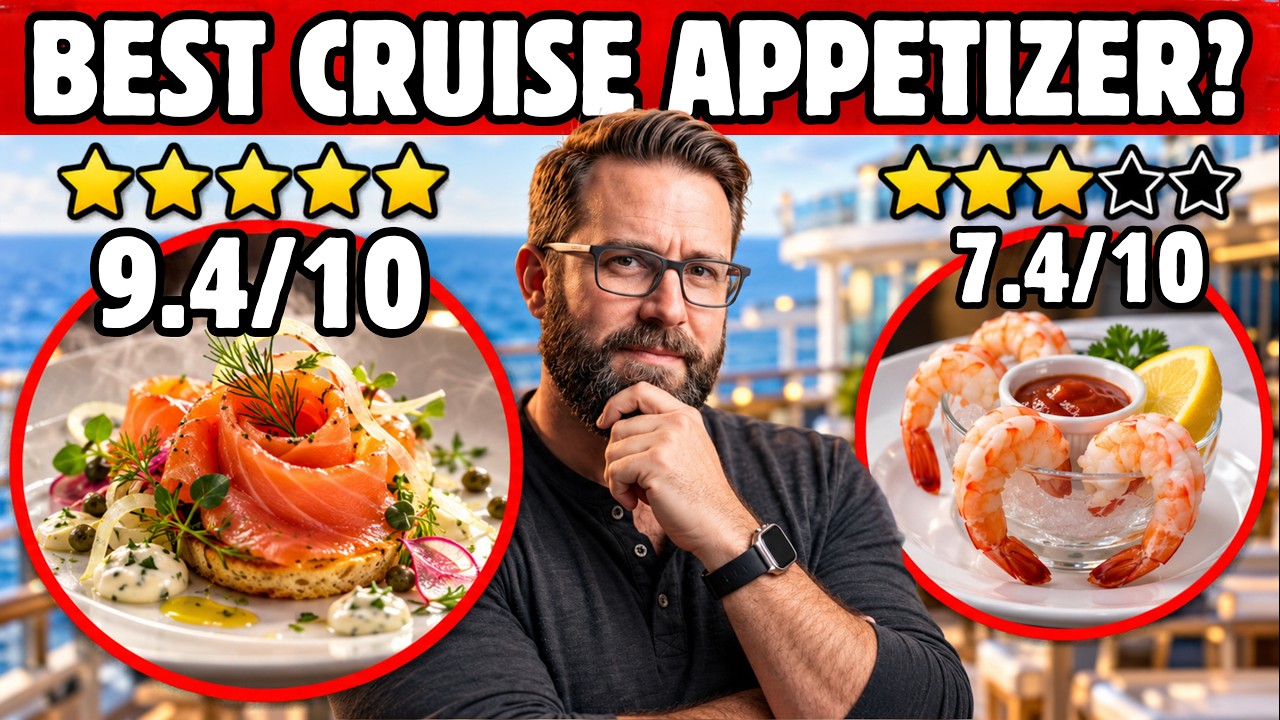 I Tried the Most Famous Cruise Appetizers (What’s Actually Worth Ordering?)