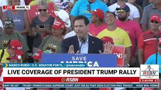 Marco speaks at Save America Rally in Miami