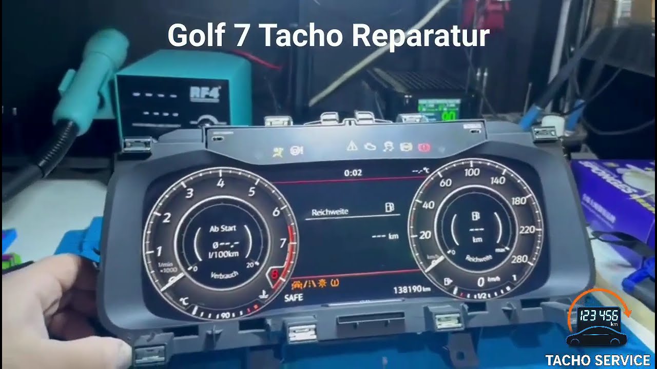 VW Golf 7 MK7 Virtual Cockpit Repair after totally Dead Black Screen