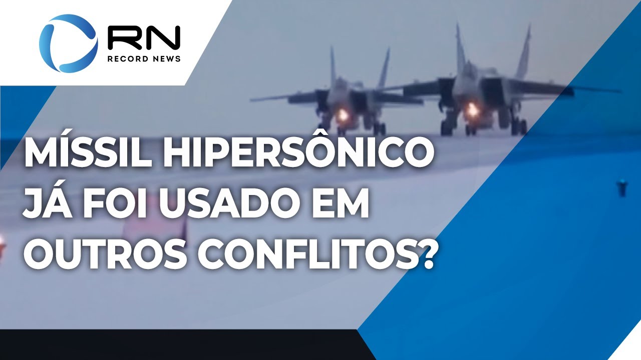 Uso de mísseis hipersônicos pode iniciar nova fase na guerra da