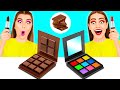 チョコレートの食べ物 vs 本物の食べ物のチャレンジ | 楽しいいたずら Fun Challenge の味覚テスト