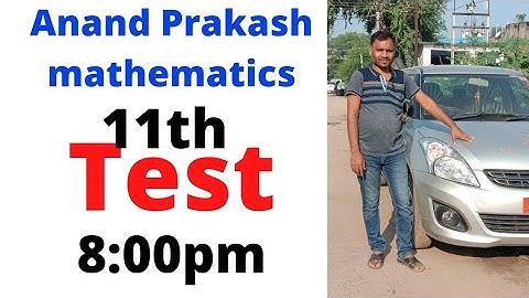 Anand Prakash Mathematics 11th