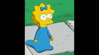 Maggie Simpson Get Popped Out Of Pacifier In The Black Hole