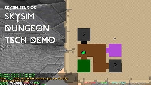 SkySim Studios - Dungeon Update Tech Demo | Hypixel Skyblock Dungeon Remake