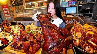 видео: Целая запечённая свиная нога! Легендарный корейский чокбаль, который стоит попробовать! картинка: Целая запечённая свиная нога! Легендарный корейский чокбаль, который стоит попробовать!
