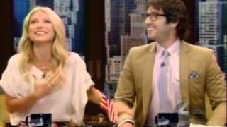 Josh Groban co-hosts Live w/Kelly on 07-18-2012 ... Part 1 of 3