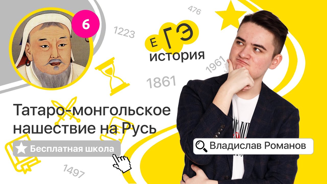 Татаро-монгольское нашествие на Русь (6) | ИСТОРИЯ ЕГЭ | Бесплатная ...