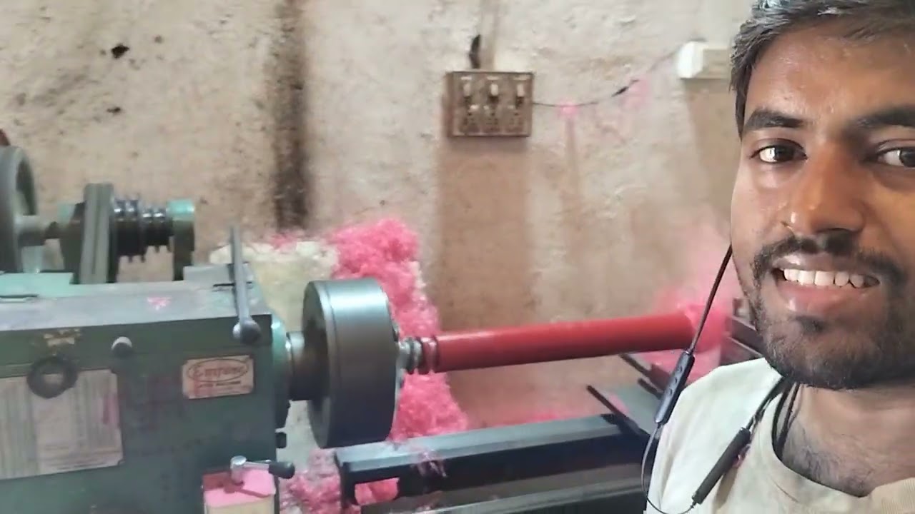 Making Rubber Roller For Paper Machine On My Lathe Machine