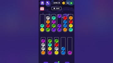 Ball Sort Master Game Level - 38 | Puzzle Games #entertainment #puzzle #games