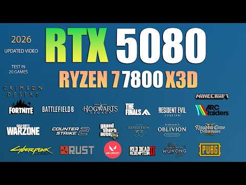 Игровой компьютер AMD Ryzen 7 7800X3D  (8 x 5.0 GHz) + 32Gb DDR5 + SSD 2000Gb + RTX 5080 16Gb, видео 1