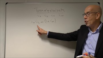 FINANCE. TAUX ÉQUIVALENTS. TAUX CONTINUS  DCG. DSCG. ACE PARIS