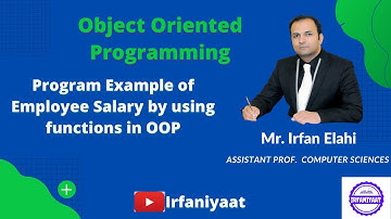 Program Example to Calculate Employee Salary in OOP | Irfaniyaat